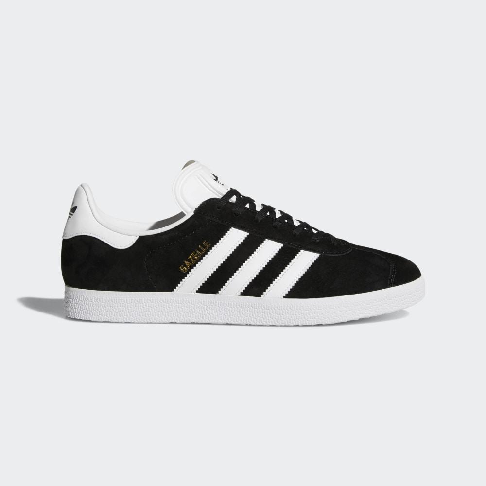 Adidas Men's Gazelle Originals Shoes Black/White/Gold Metal Ireland BB5476